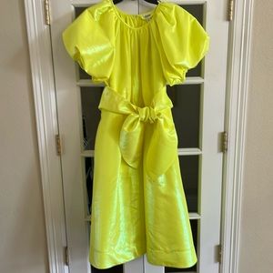 Target x Christopher John Rogers neon yellow dress
